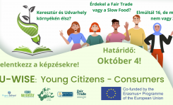 “EU-WISE: Young Citizens – Consumers” – jelentkezz a képzésekre!